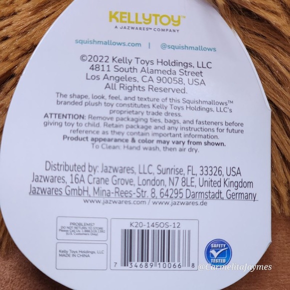 🎃 BENNY 🐾 DOTD Bigfoot Halloween 2022 Original Squishmallow By Kellytoy ☆ NWT - Picture 7 of 7